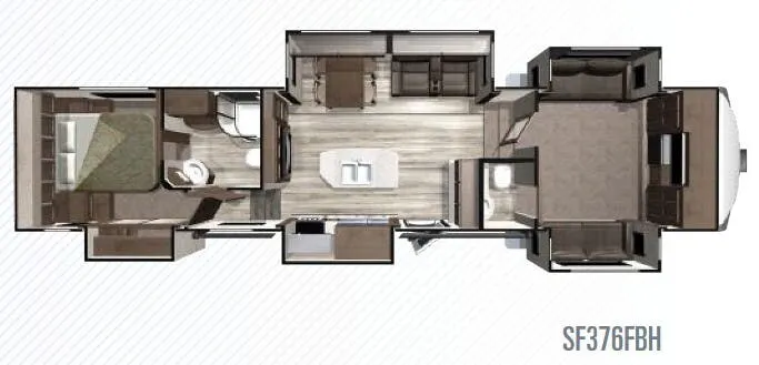 Highland Ridge Silverstar SF376FBH exterior
