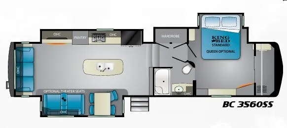 Heartland Big Country 3560SS floor plan
