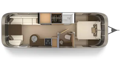 2020 Airstream Flying Cloud 27FB floor plan