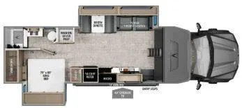 Grand Design Lineage Series F 31ZW5 floor plan