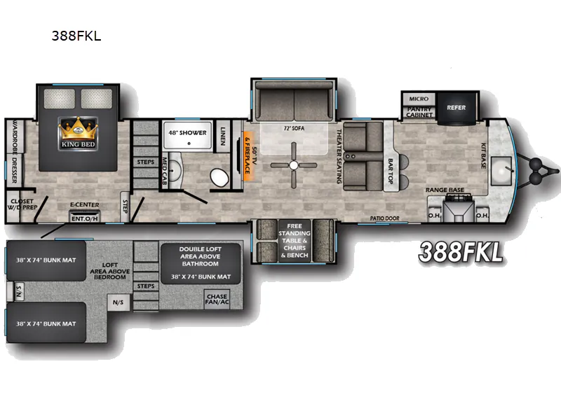 2026 CrossRoads Hampton 388FKL - Photo 3