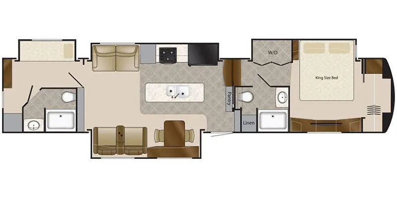 DRV Elite Suites 43 Manhattan floor plan