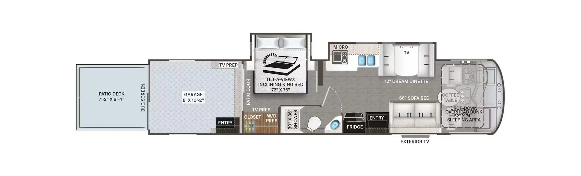 2026 Thor Motor Coach Outlaw Wild West Edition 38K - Floor plan