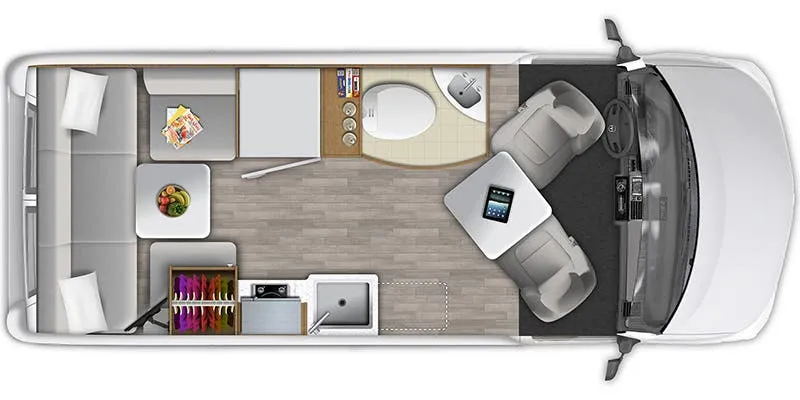 Roadtrek Zion SRT Base floor plan