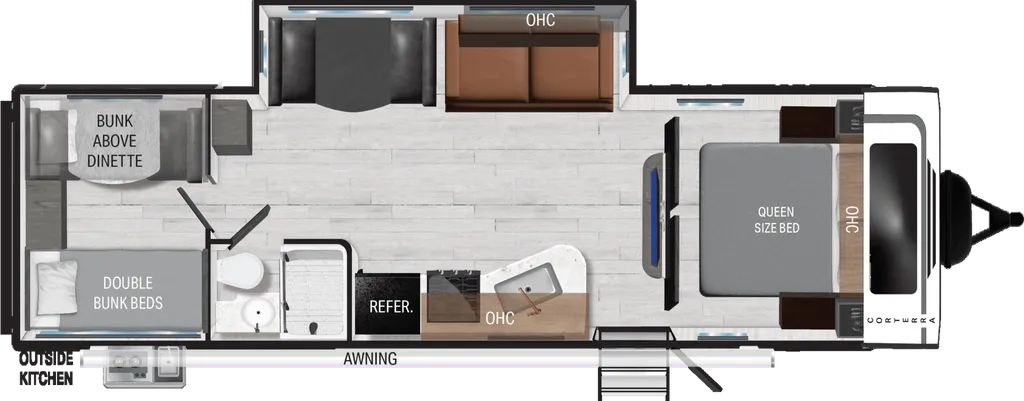 2025 Heartland Corterra 292QB floor plan