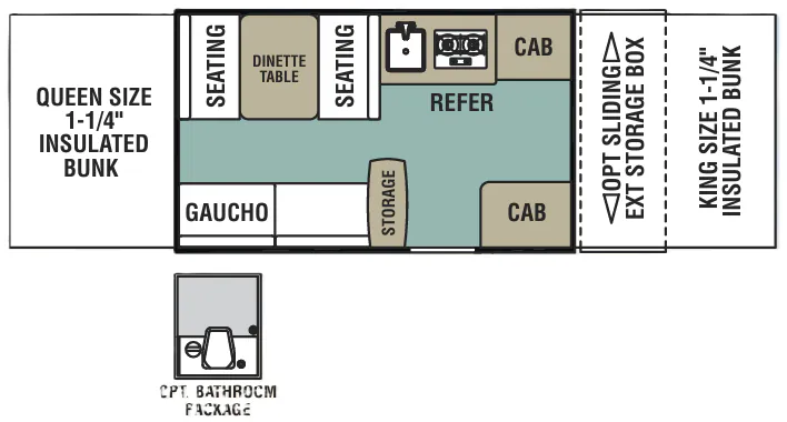 Forest River Viking V-Trec V2 floor plan