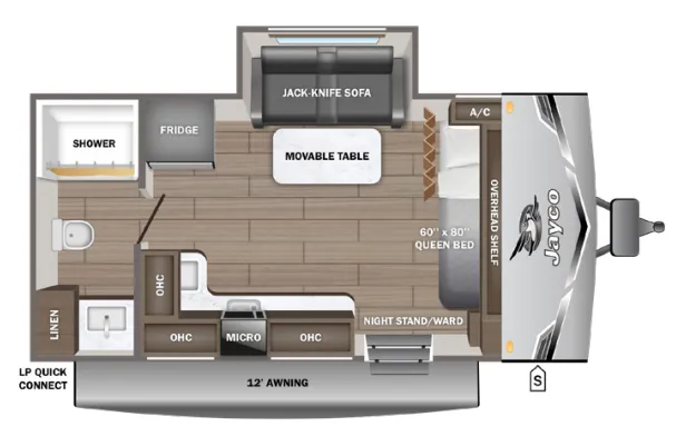 2026 Jayco Jay Flight SLX 160LK floor plan