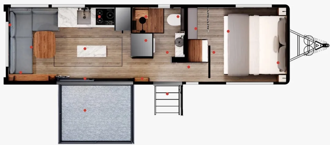 Living Vehicle HD Series HD30 floor plan