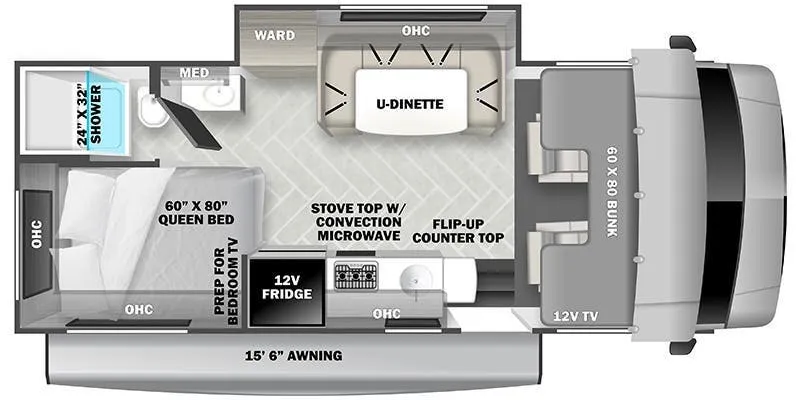 Forest River Sunseeker LE 2150SLE floor plan