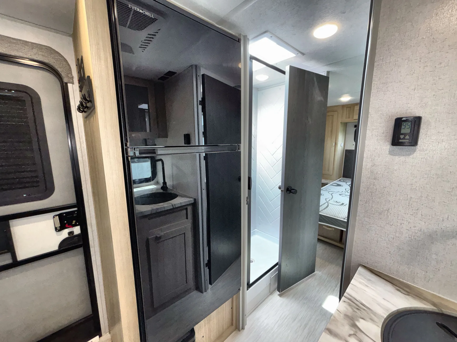 2023 Forest River Salem FSX 161QK — fridge