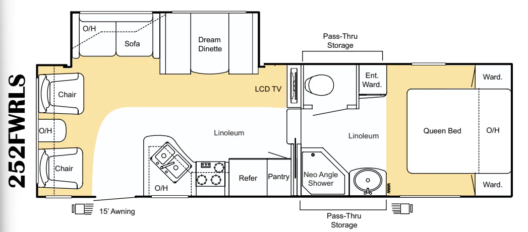 Keystone Sprinter Copper Canyon 252FWRLS exterior