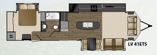 Heartland Lakeview 41 ETS floor plan