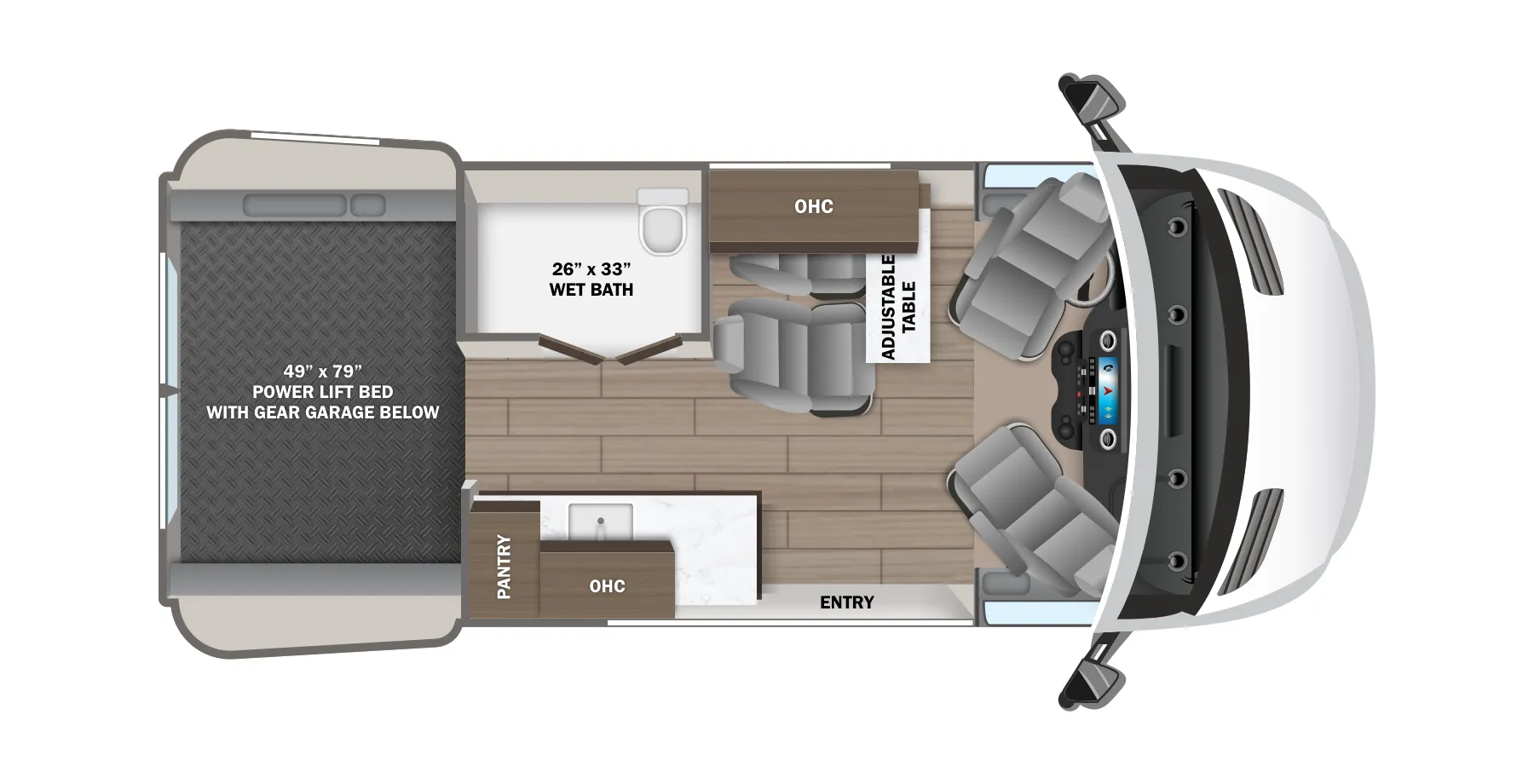 Jayco Terrain 19Y floor plan