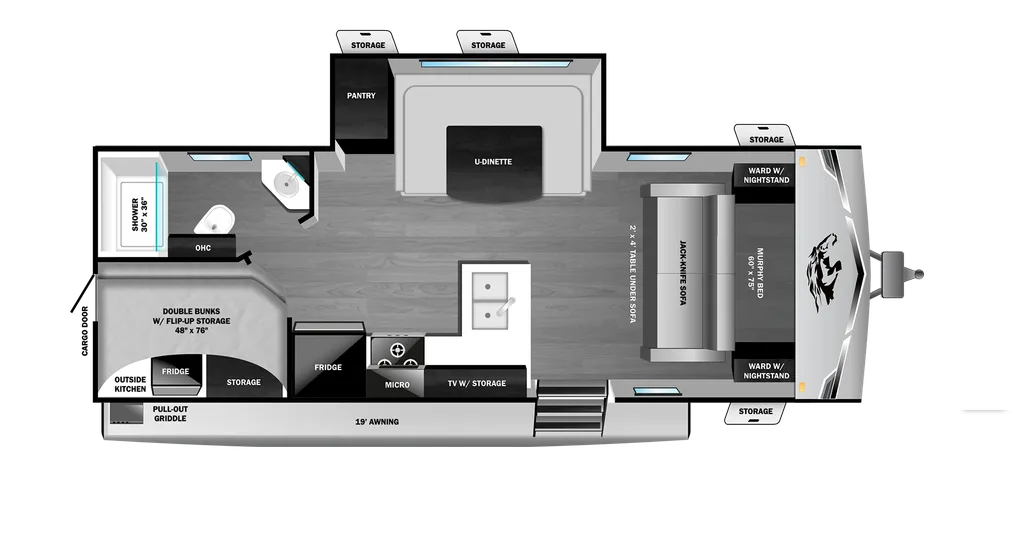 2026 Open Range RANGE LITE 220DBM floor plan