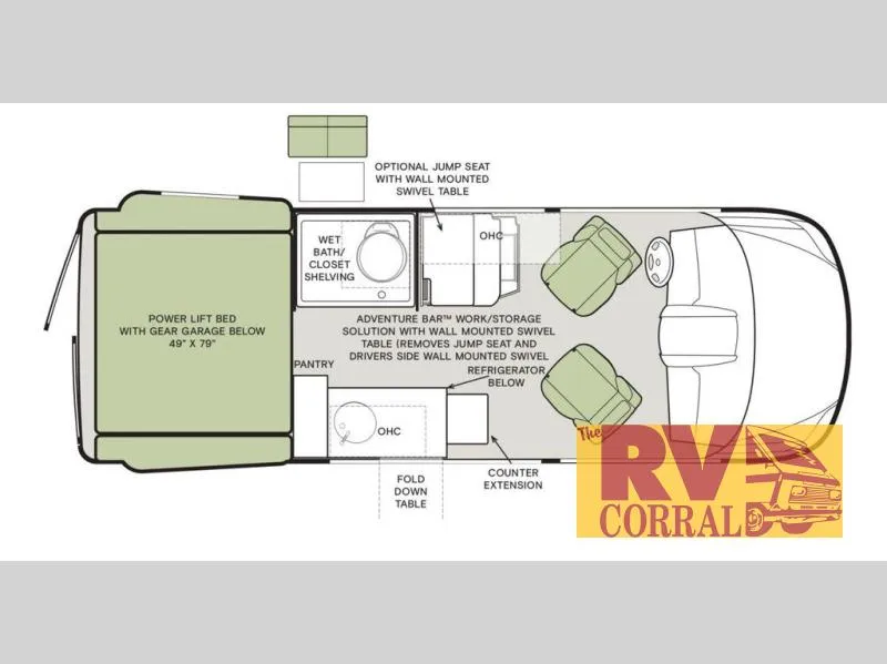 2026 Tiffin Motorhomes GH1 New    19 AV - Photo 3