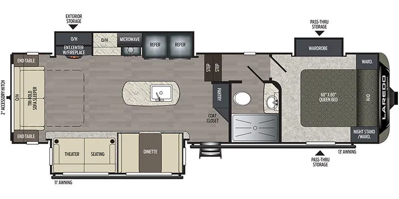 Keystone Laredo 290SRL floor plan