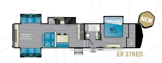 Heartland ElkRidge 37RED floor plan
