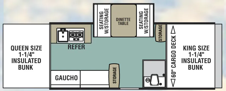 Forest River Viking V-Trec V3 floor plan