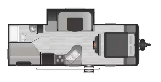 Keystone Hideout 242BH floor plan