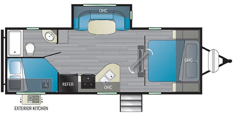 Heartland North Trail NT 24BHS floor plan