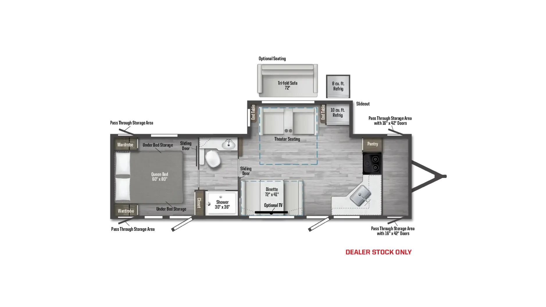 Winnebago Access 28FK floor plan