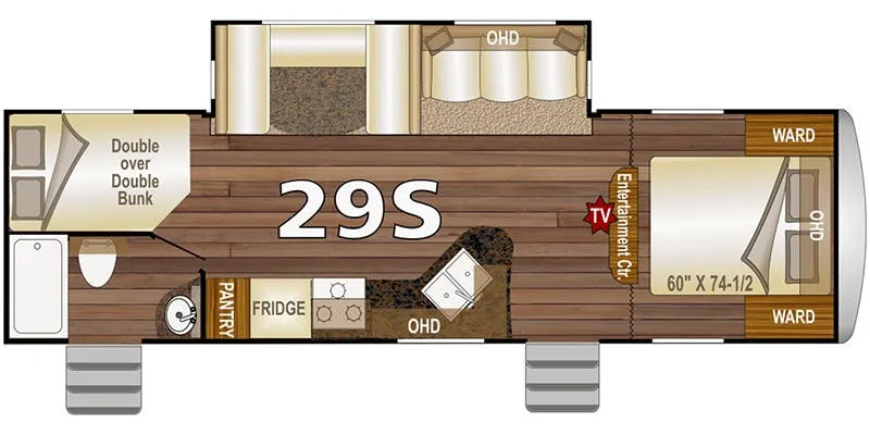 Northwood Nash 29S floor plan