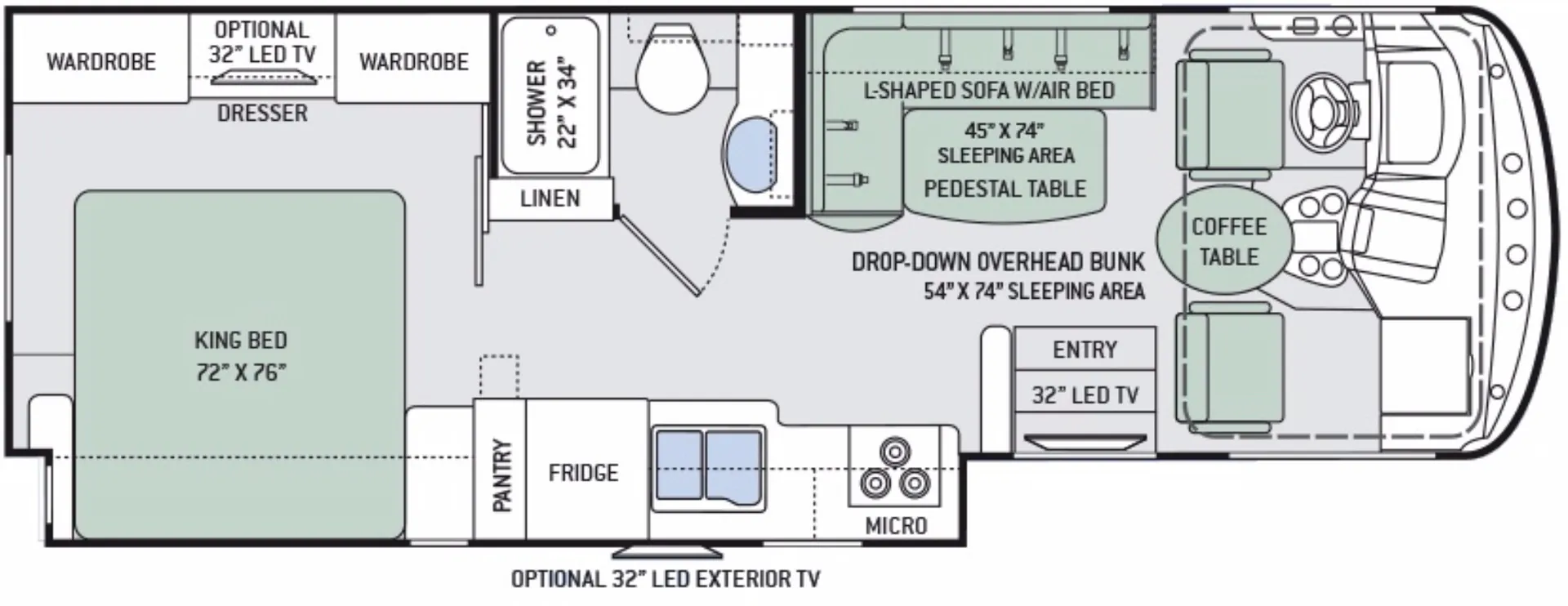 2016 Thor Motor Coach Hurricane 27K - Photo 3