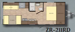CrossRoads Z-1 ZR-211RD floor plan