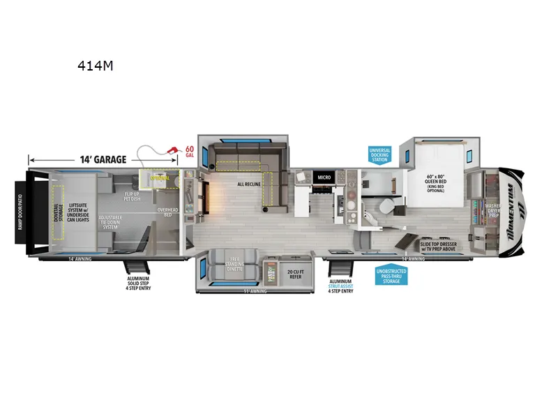 2025 Grand Design Momentum M-Class 414M - Photo 2