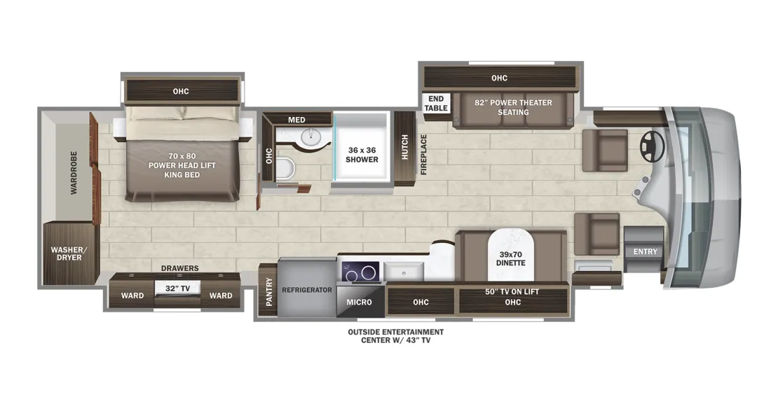 Entegra Coach Reatta 37K floor plan