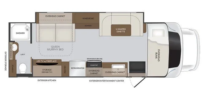 2026 Holiday Rambler Incline 27U floor plan