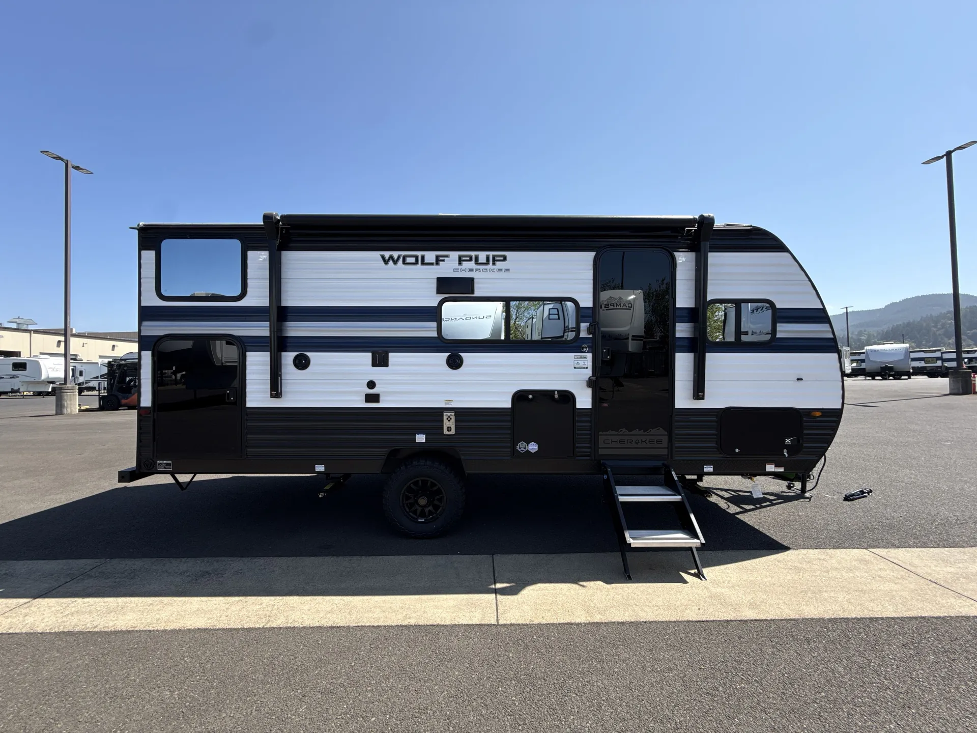 2027 Forest River Cherokee Wolf Pup 17JW — campside