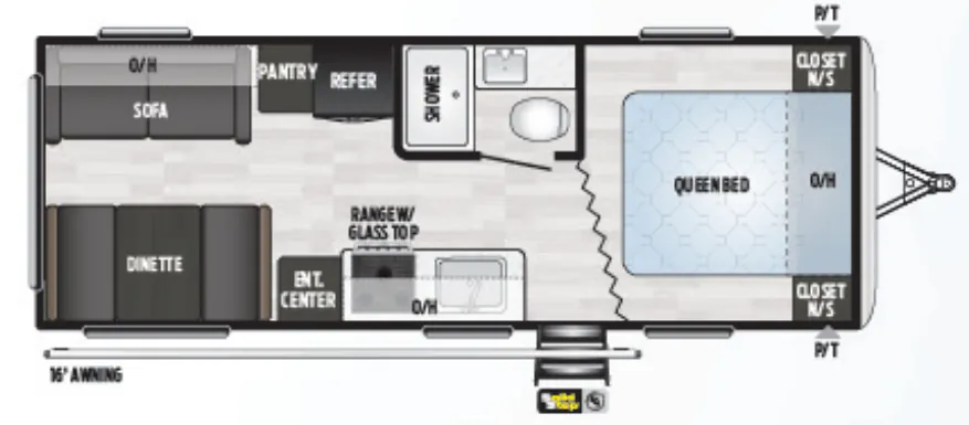 Keystone Springdale 220RD floor plan