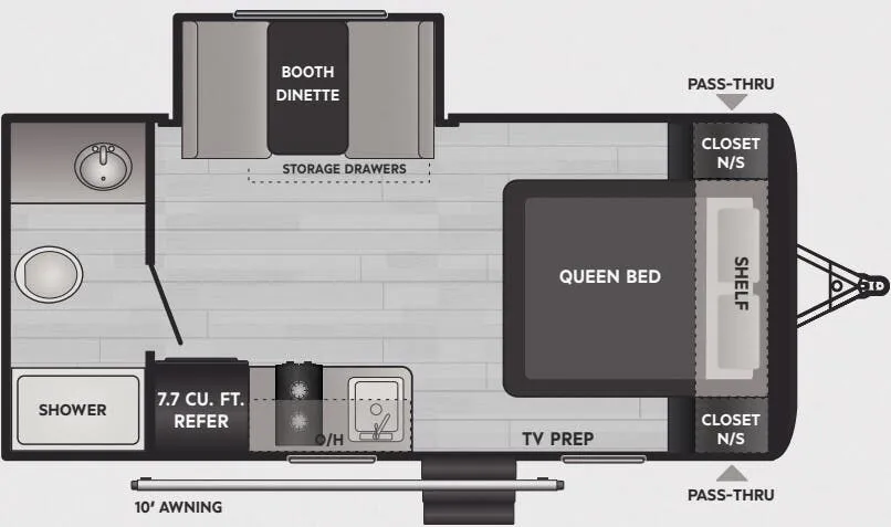 Keystone Springdale Mini 1790FQ floor plan
