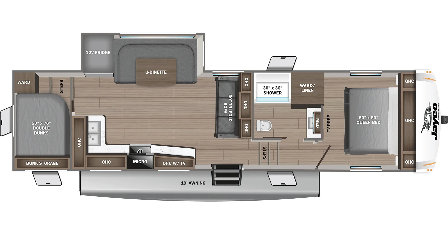 2025 Jayco Eagle SLE 28BHU - Floor plan