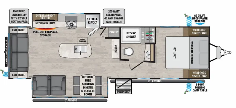 2024 Alliance RV Delta 292RL - Floor plan