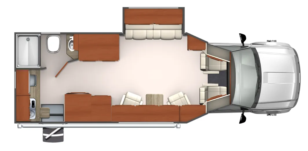 Phoenix Cruiser 2400 floor plan