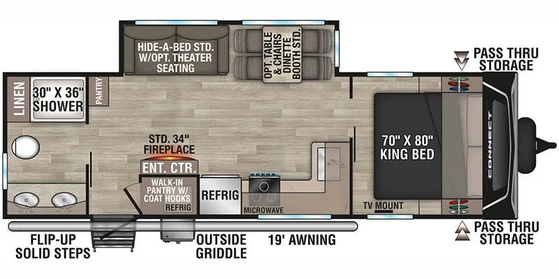 K-Z Connect C261RB floor plan