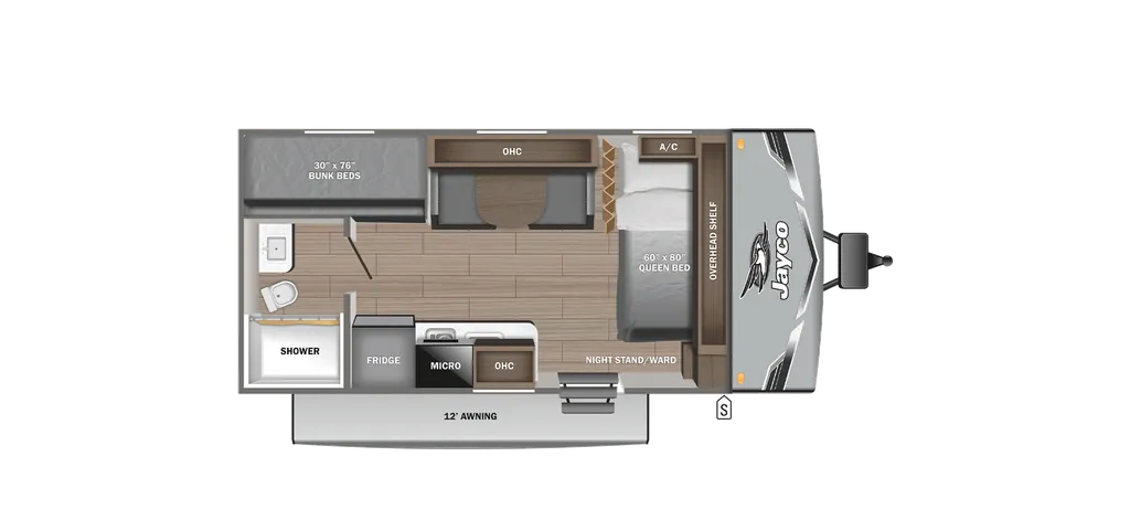 2026 Jayco Jay Flight SLX 175BH floor plan