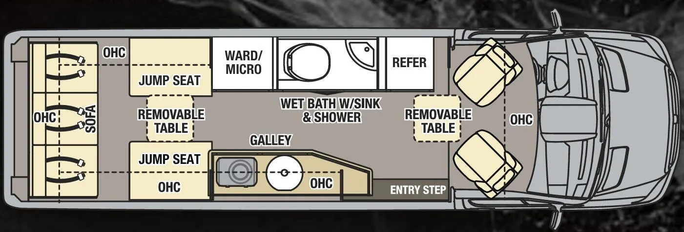 Coachmen Galleria 24FL floor plan
