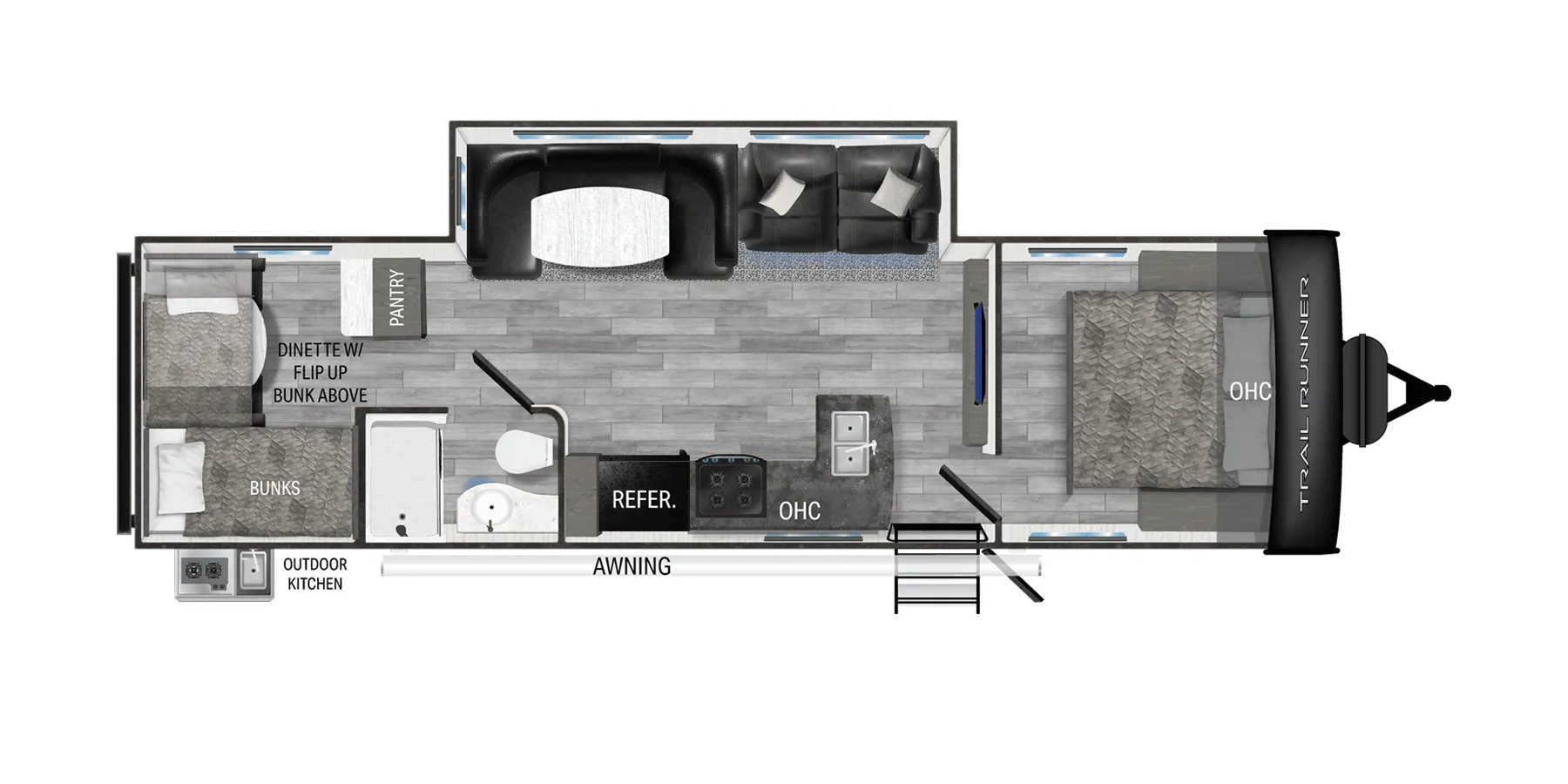 Heartland Trail Runner 30RBK floor plan