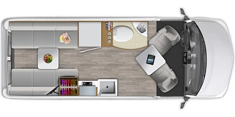 Roadtrek ZION Base floor plan