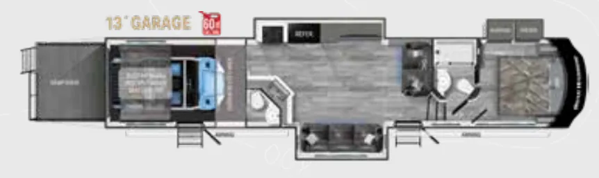 Heartland Road Warrior 391 floor plan