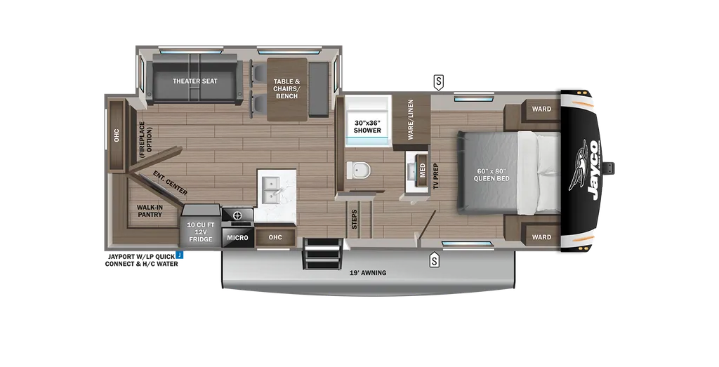 2024 Jayco Eagle HT 26REC floor plan