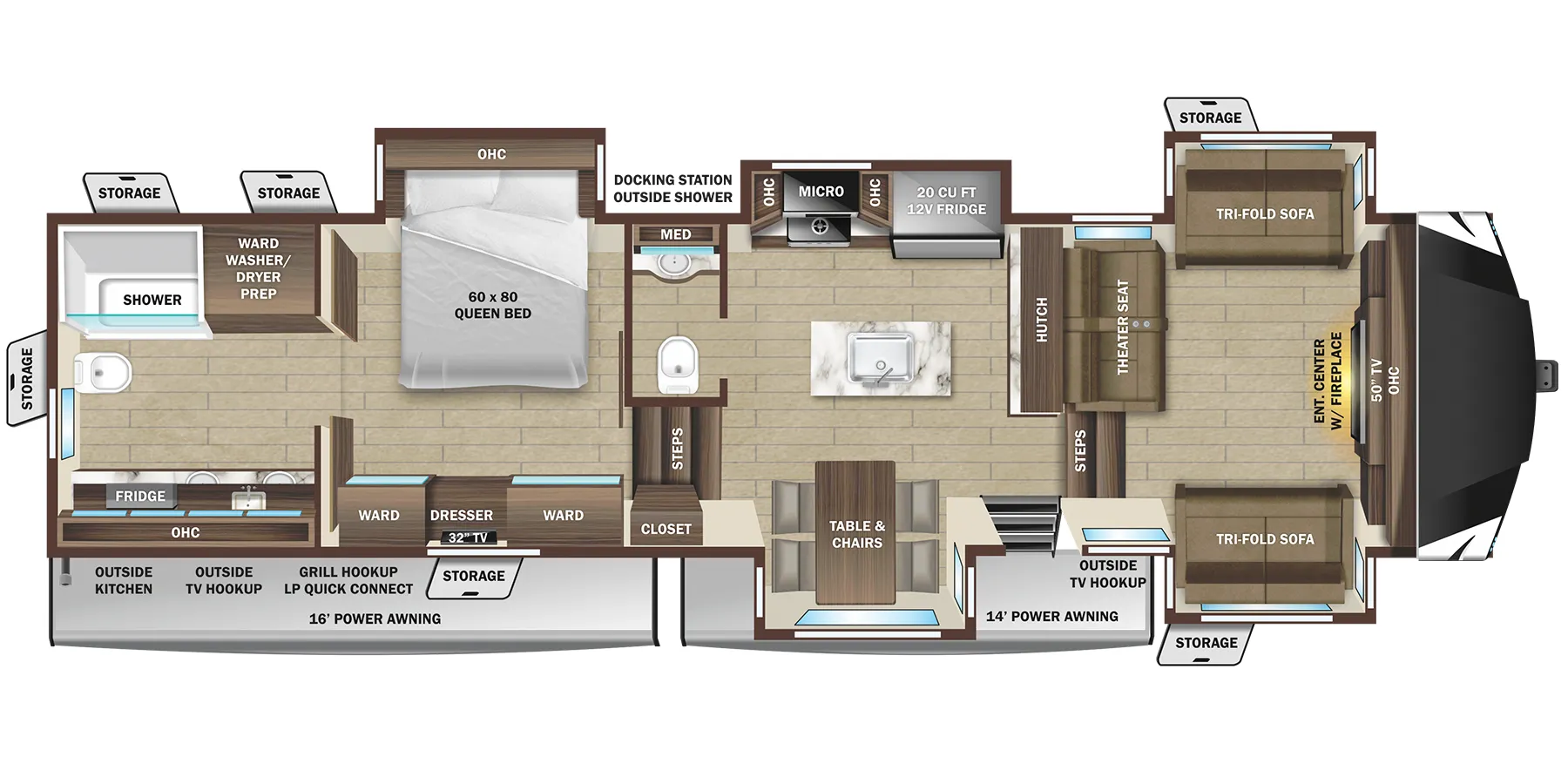 Highland Ridge Open Range 373RBS floor plan
