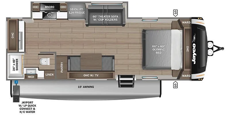 2025 Jayco Eagle HT 230MLCS - Floor plan
