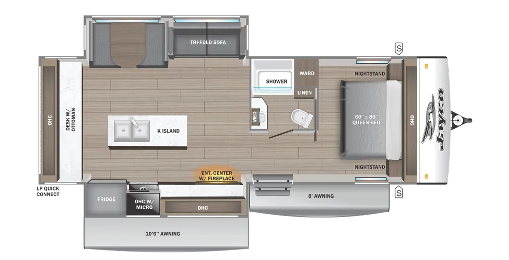 2026 Jayco Jay Feather 27MK floor plan