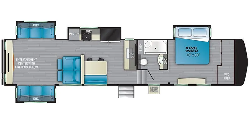 Heartland Bighorn Traveler BHTR 37 RD floor plan