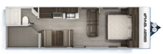 Forest River Cherokee Grey Wolf 26DJSE floor plan