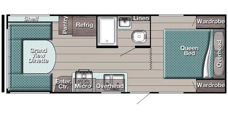 Gulf Stream Conquest 20QBG floor plan
